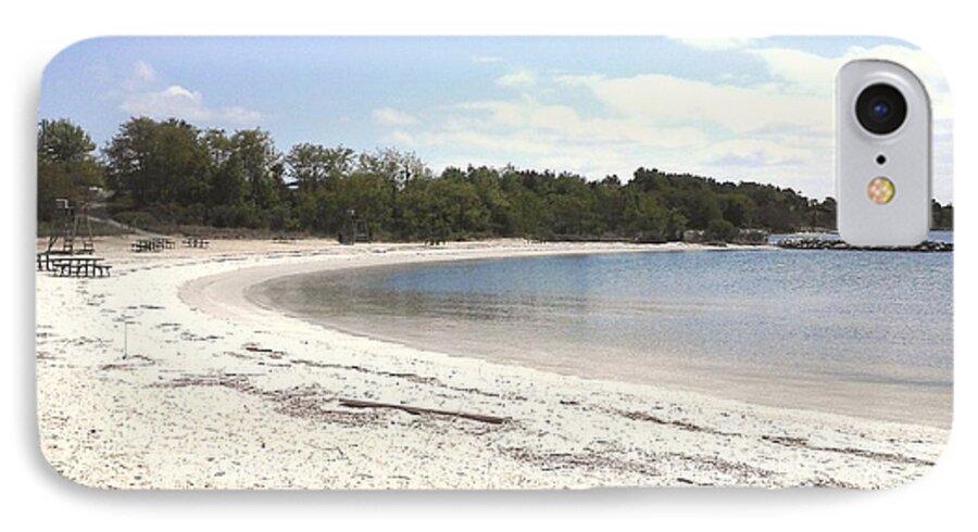 Beach iPhone 7 Case featuring the photograph Beach Solomons Island by Jimmy Clark