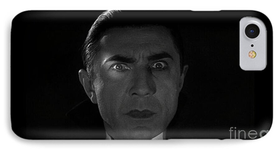 Bela Lugosi iPhone 7 Case featuring the photograph Bela Lugosi Dracula 1931 and his piercing eyes by Vintage Collectables
