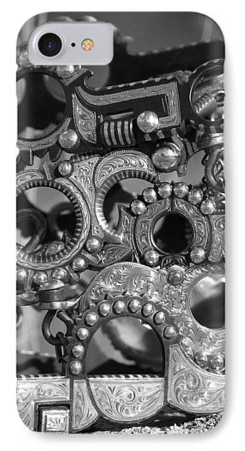 Tack iPhone 7 Case featuring the photograph Bits by Diane Bohna