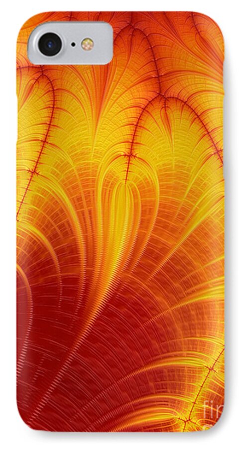 Mesh iPhone 7 Case featuring the digital art Blood Orange by John Edwards