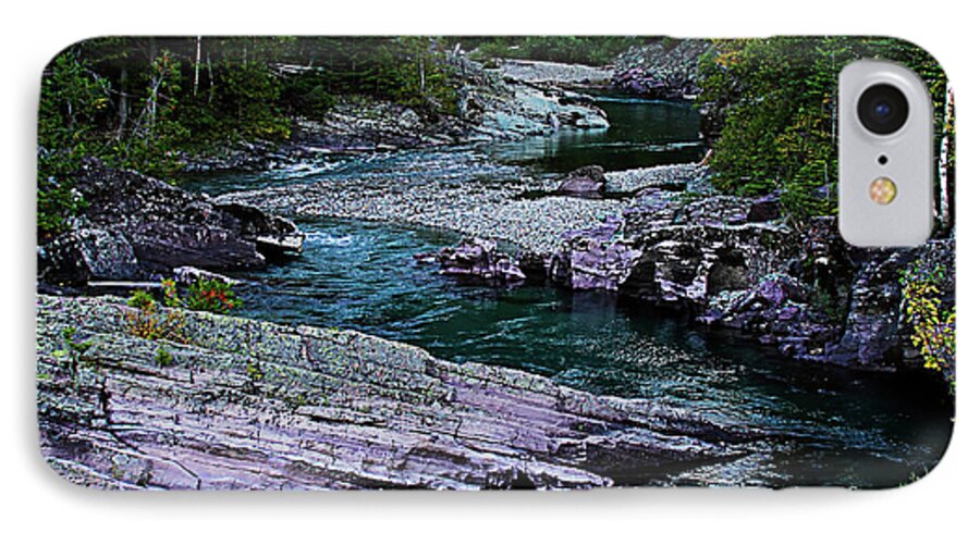River iPhone 7 Case featuring the photograph Blue River by Joseph Noonan