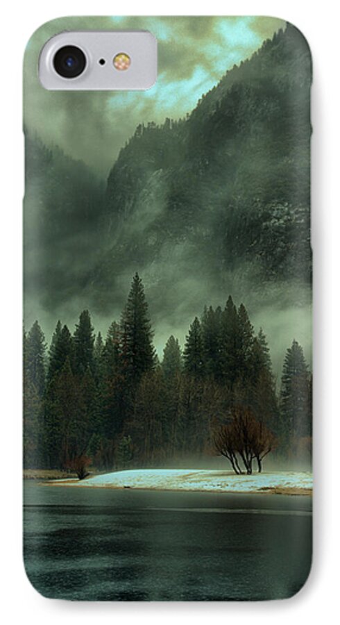 Blustery iPhone 7 Case featuring the photograph Blustery Yosemite by Josephine Buschman