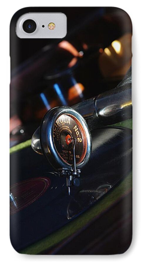 Victrola iPhone 7 Case featuring the photograph Breaking The Sound Barrier... by Arthur Miller