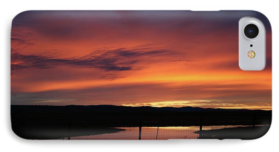 Hwy 99 iPhone 7 Case featuring the photograph Butte County Sunrise by Suzanne Lorenz