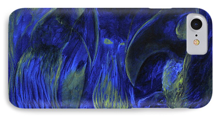 Ennis iPhone 7 Case featuring the painting Buzzards Banquet by Christophe Ennis