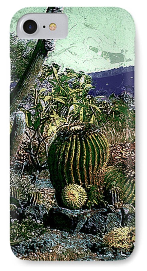 Cacti iPhone 7 Case featuring the photograph Cacti by Lori Seaman