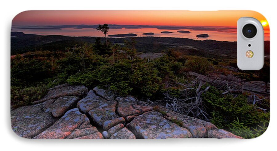 Acadia iPhone 7 Case featuring the photograph Cadillac Rock by Neil Shapiro