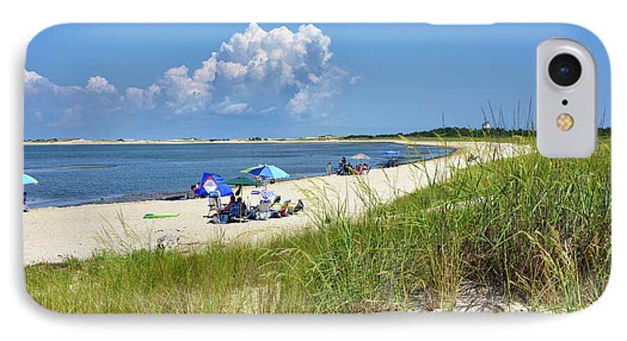 Cape Henlopen State Park iPhone 7 Case featuring the photograph Cape Henlopen State Park - Beach Time by Brendan Reals