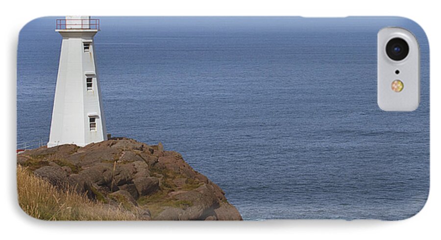 Lighthouse iPhone 7 Case featuring the photograph Cape Spear by Eunice Gibb