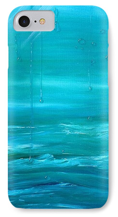 Ocean iPhone 7 Case featuring the painting Captain's View by Teresa Fry