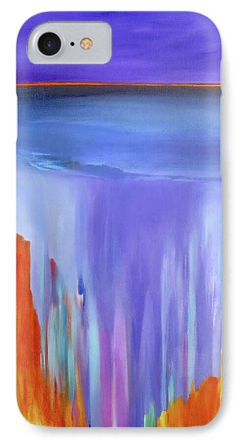 Jo Appleby iPhone 7 Case featuring the painting Casade by Jo Appleby