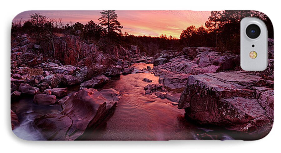 Creek iPhone 7 Case featuring the photograph Caster River Shutins by Robert Charity