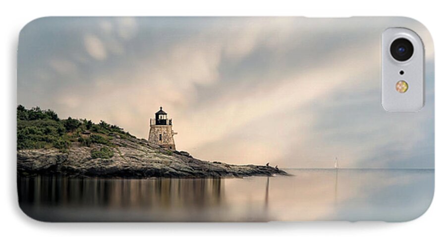 Lighthouse iPhone 7 Case featuring the photograph Castle Hill Light by Robin-Lee Vieira