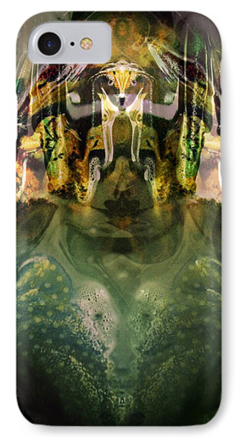 Digital Art iPhone 7 Case featuring the digital art Celerian by Lynda Lehmann