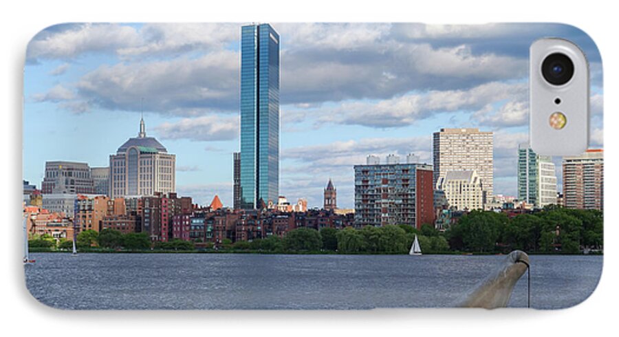 Boston iPhone 7 Case featuring the photograph Charles River Boston MA Crossing the Charles by Toby McGuire