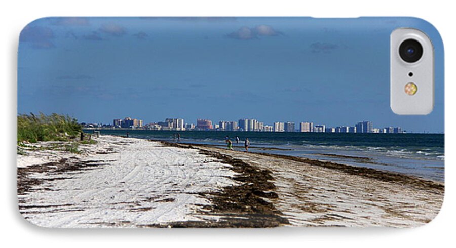 City Of Clearwater Skyline iPhone 7 Case featuring the photograph City of Clearwater Skyline by Barbara Bowen
