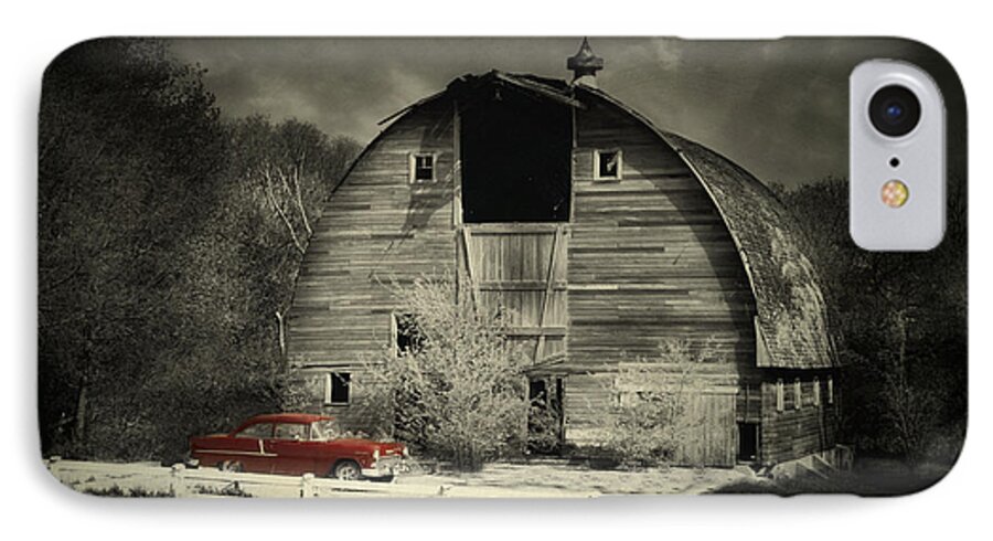 Barn iPhone 7 Case featuring the photograph Classic Chevrolet by Julie Hamilton