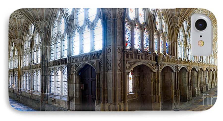 Gloucester iPhone 7 Case featuring the photograph Cloisters, Gloucester Cathedral by Colin Rayner
