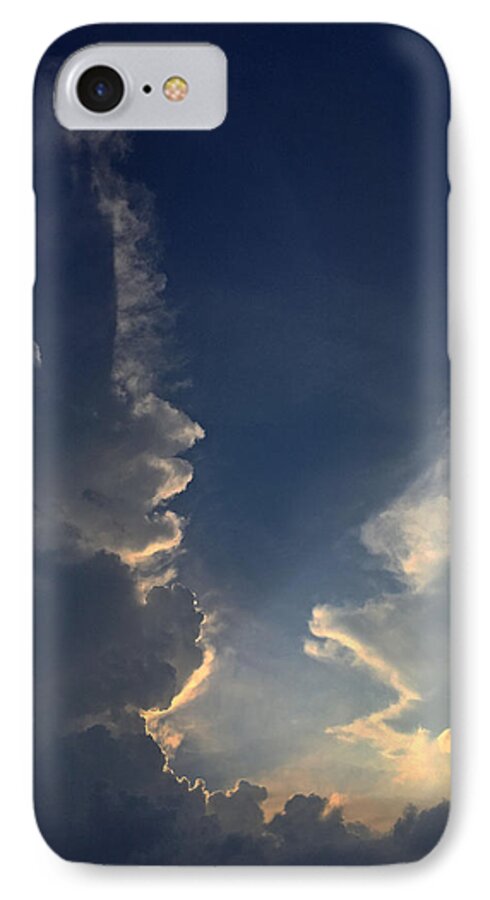  iPhone 7 Case featuring the photograph Cloudy Conversation by Audrey Robillard