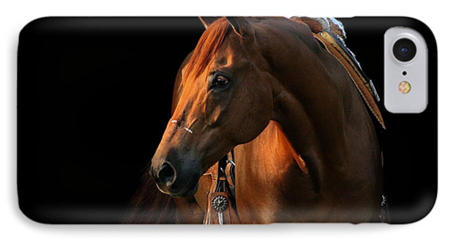 Western iPhone 7 Case featuring the photograph Cocoa by Angela Rath