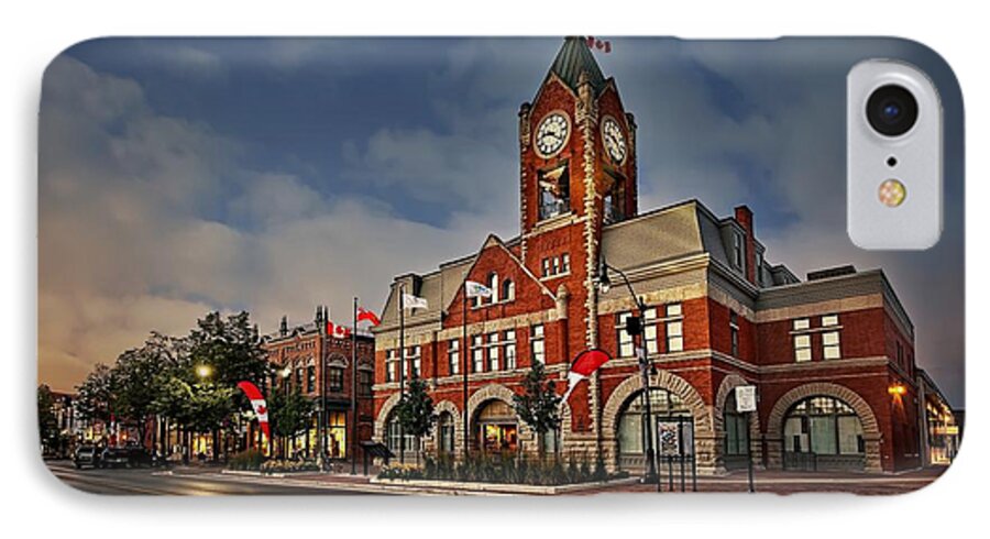 Collingwood iPhone 7 Case featuring the photograph Collingwood Townhall by Jeff S PhotoArt