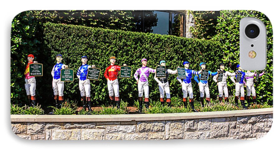Colors iPhone 7 Case featuring the photograph Colors of Past Stakes at Keeneland KY by Chris Smith