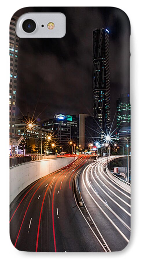 Color iPhone 7 Case featuring the photograph Colors Of The City by Parker Cunningham