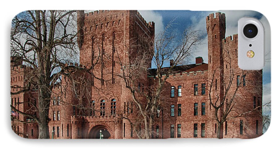 Armory iPhone 7 Case featuring the photograph Connecticut Street Armory 3997a by Guy Whiteley