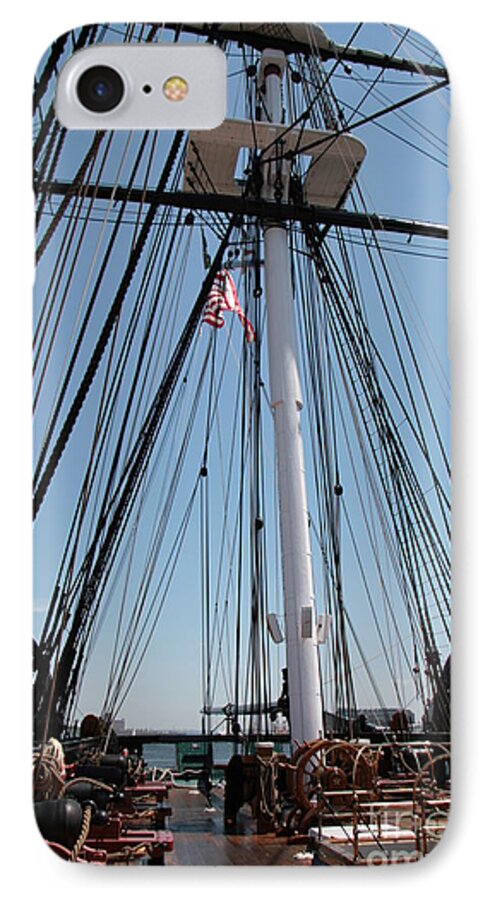 Uss Constitution iPhone 7 Case featuring the photograph Constitution's Deck by Jonathan Harper