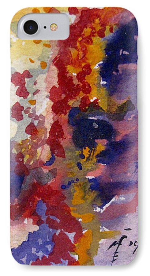  iPhone 7 Case featuring the painting Contemporary by Melanie Stanton