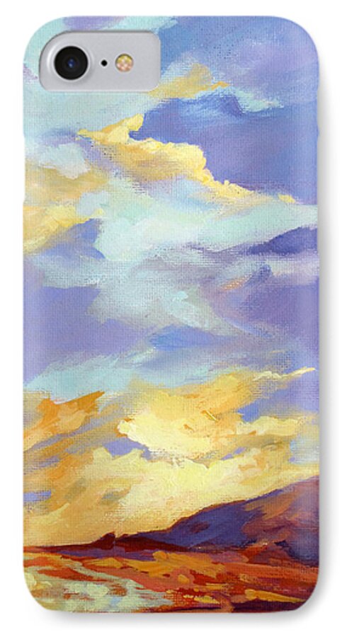 Landscape iPhone 7 Case featuring the painting Convergence by Rae Andrews