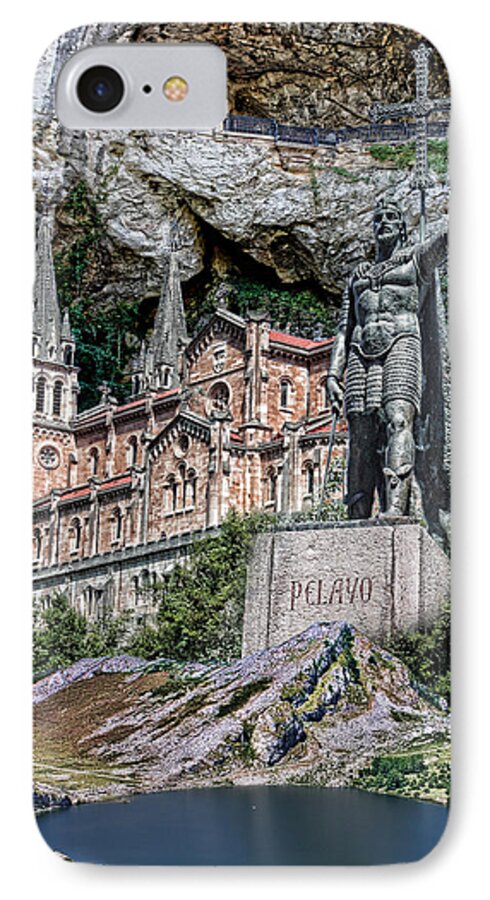 Digital Arts iPhone 7 Case featuring the photograph Covadonga by Angel Jesus De la Fuente
