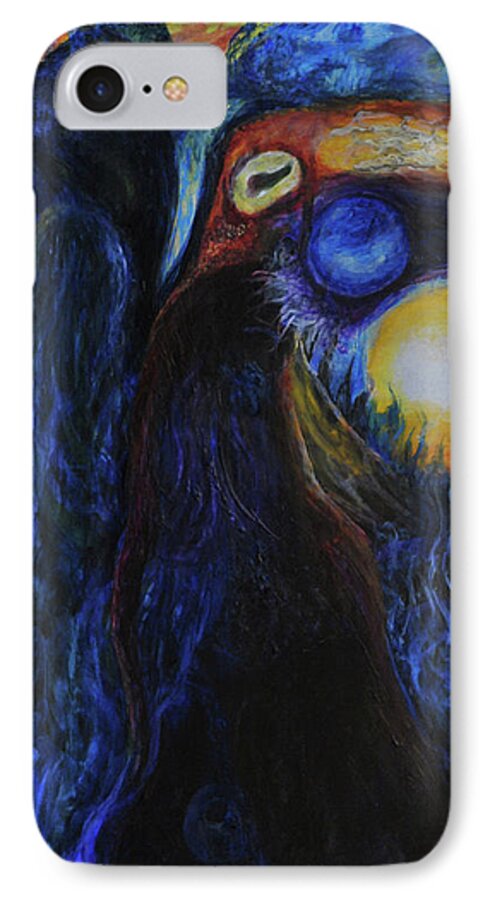 Ennis iPhone 7 Case featuring the painting Creeping Plague by Christophe Ennis