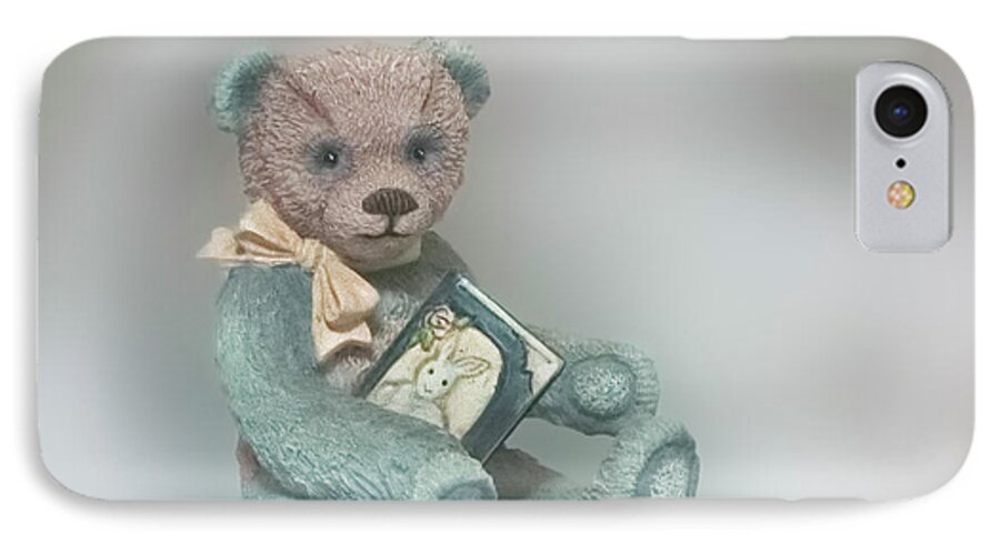 Bear iPhone 7 Case featuring the photograph Cupcake Figurine by Linda Phelps