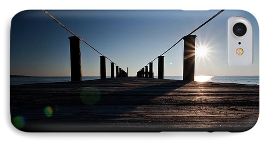 Currituck Sound iPhone 7 Case featuring the photograph Currituck Sunset by David Sutton