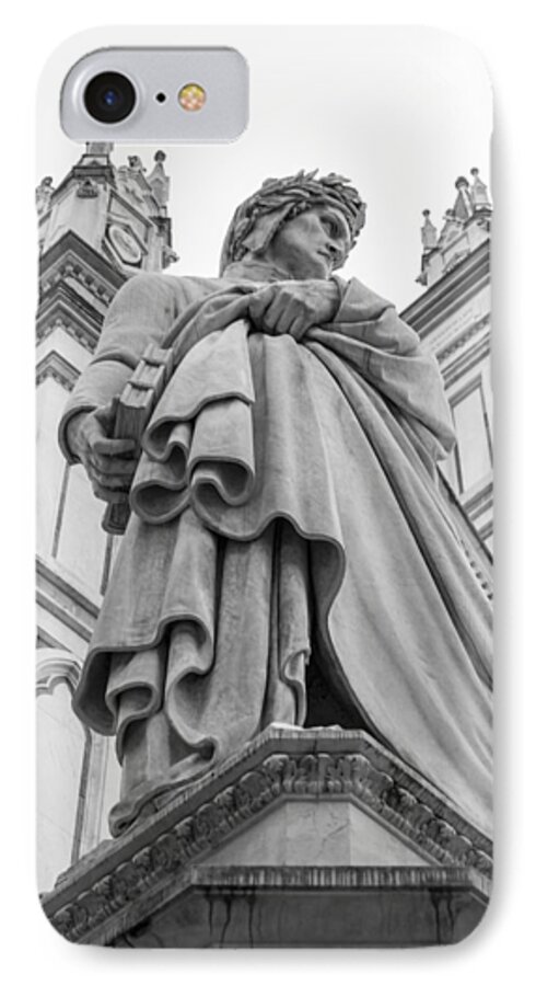 Basilica iPhone 7 Case featuring the photograph Dante Alighieri by Sonny Marcyan