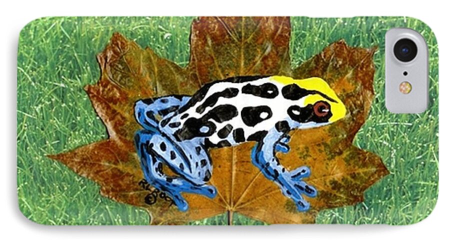 Wildlife iPhone 7 Case featuring the painting Dart Poison Frog by Ralph Root