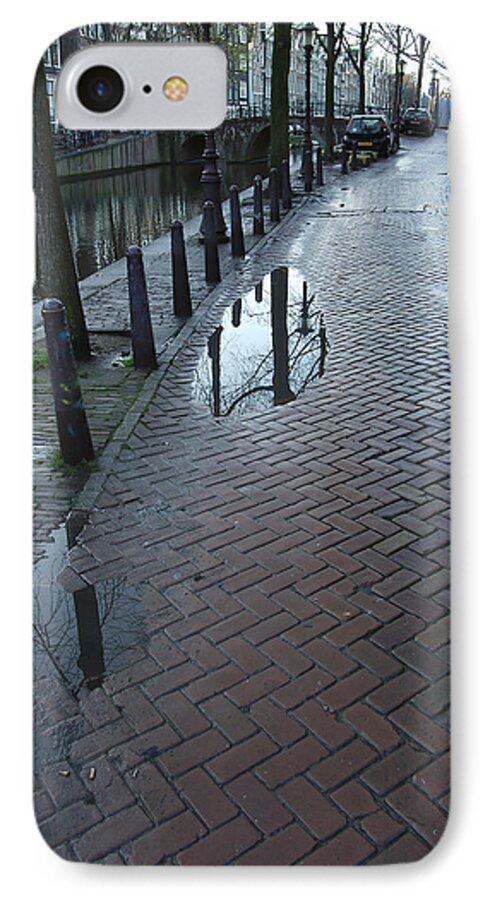 Landscape Amsterdam Red Light District iPhone 7 Case featuring the photograph Dnrh1109 by Henry Butz