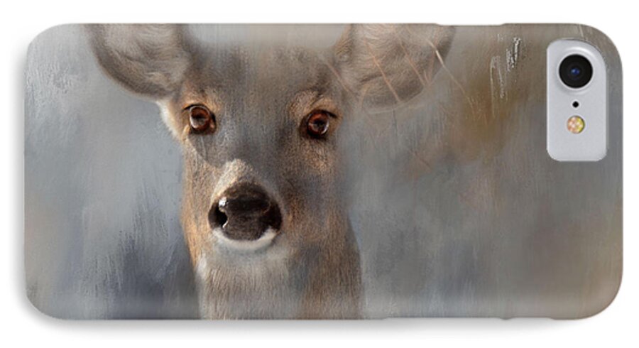 Doe iPhone 7 Case featuring the photograph Doe Eyes by Kathy Russell