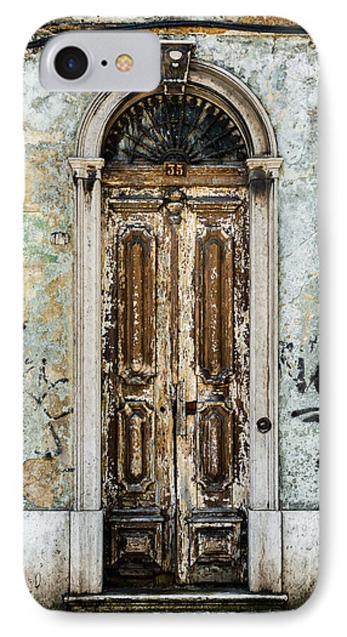 Weathered Door iPhone 7 Case featuring the photograph Door No 35 by Marco Oliveira