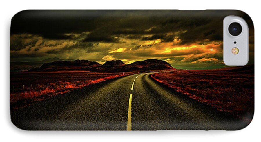 Road iPhone 7 Case featuring the photograph Down The Road by Scott Mahon