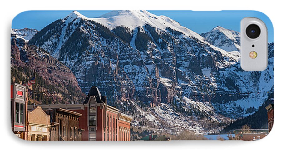 Colorado iPhone 7 Case featuring the photograph Downtown Telluride by Darren White