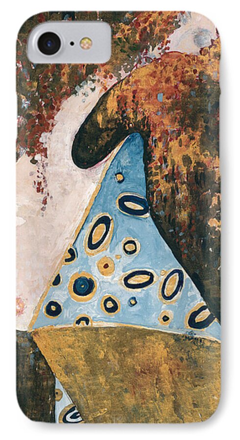  iPhone 7 Case featuring the painting Dreaming by Maya Manolova