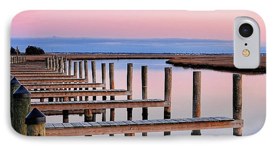 Docks iPhone 7 Case featuring the photograph Eastern Shore On The Docks by Lara Ellis