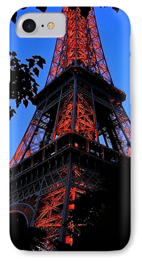 Europe iPhone 7 Case featuring the photograph Eiffel Tower by Juergen Weiss