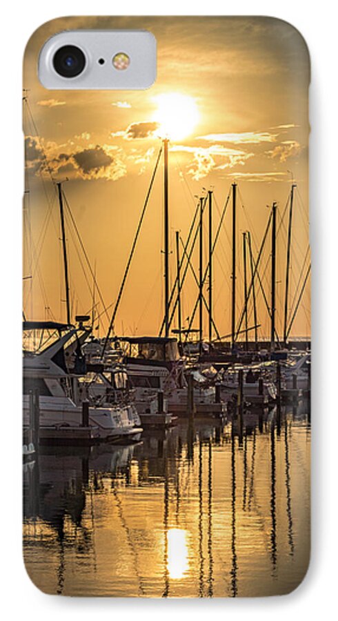 Sunrise iPhone 7 Case featuring the photograph End of Season by James Meyer