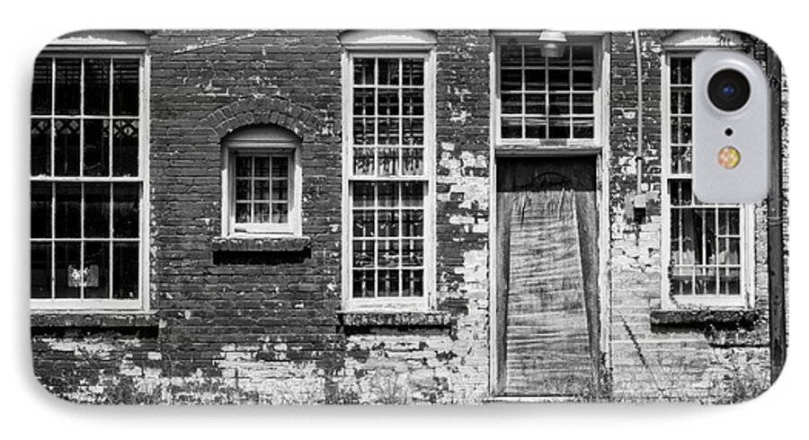 Christopher Holmes Photography iPhone 7 Case featuring the photograph Enough Windows - BW by Christopher Holmes