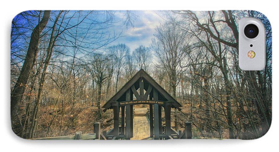Jennifer Rondinelli Reilly iPhone 7 Case featuring the photograph Entrance to Seven Bridges - Grant Park - South Milwaukee #3 by Jennifer Rondinelli Reilly - Fine Art Photography