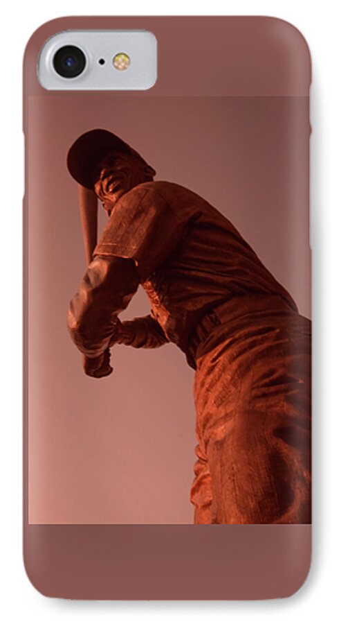 Ernie Banks iPhone 7 Case featuring the photograph Ernie Banks Sculpture by Sven Brogren