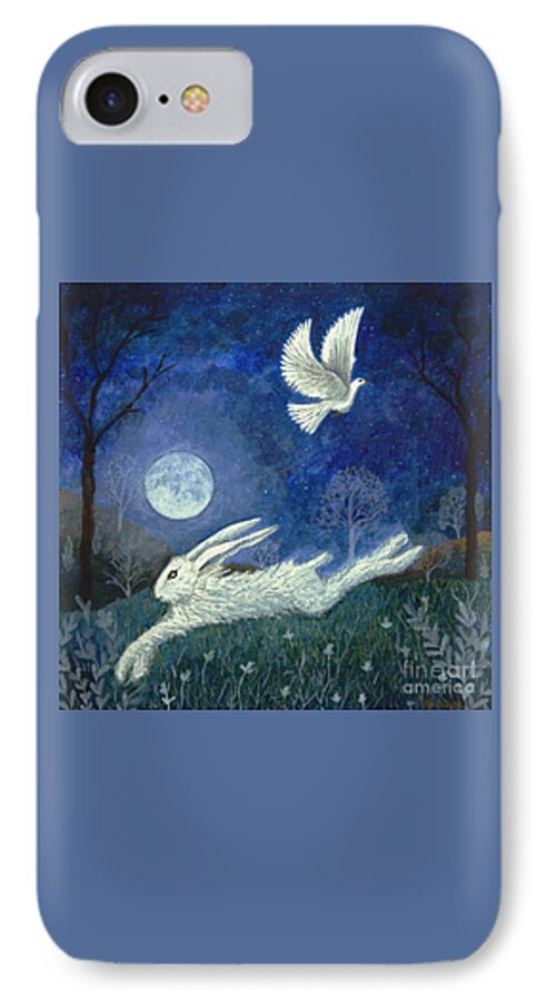 Lise Winne iPhone 7 Case featuring the painting Escape with a Blessing by Lise Winne